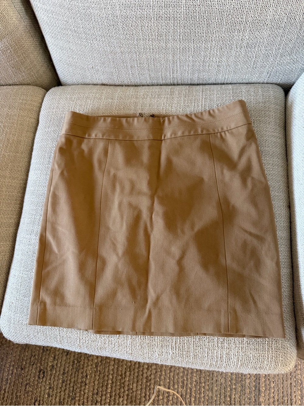 Express Camel Mini Skirt